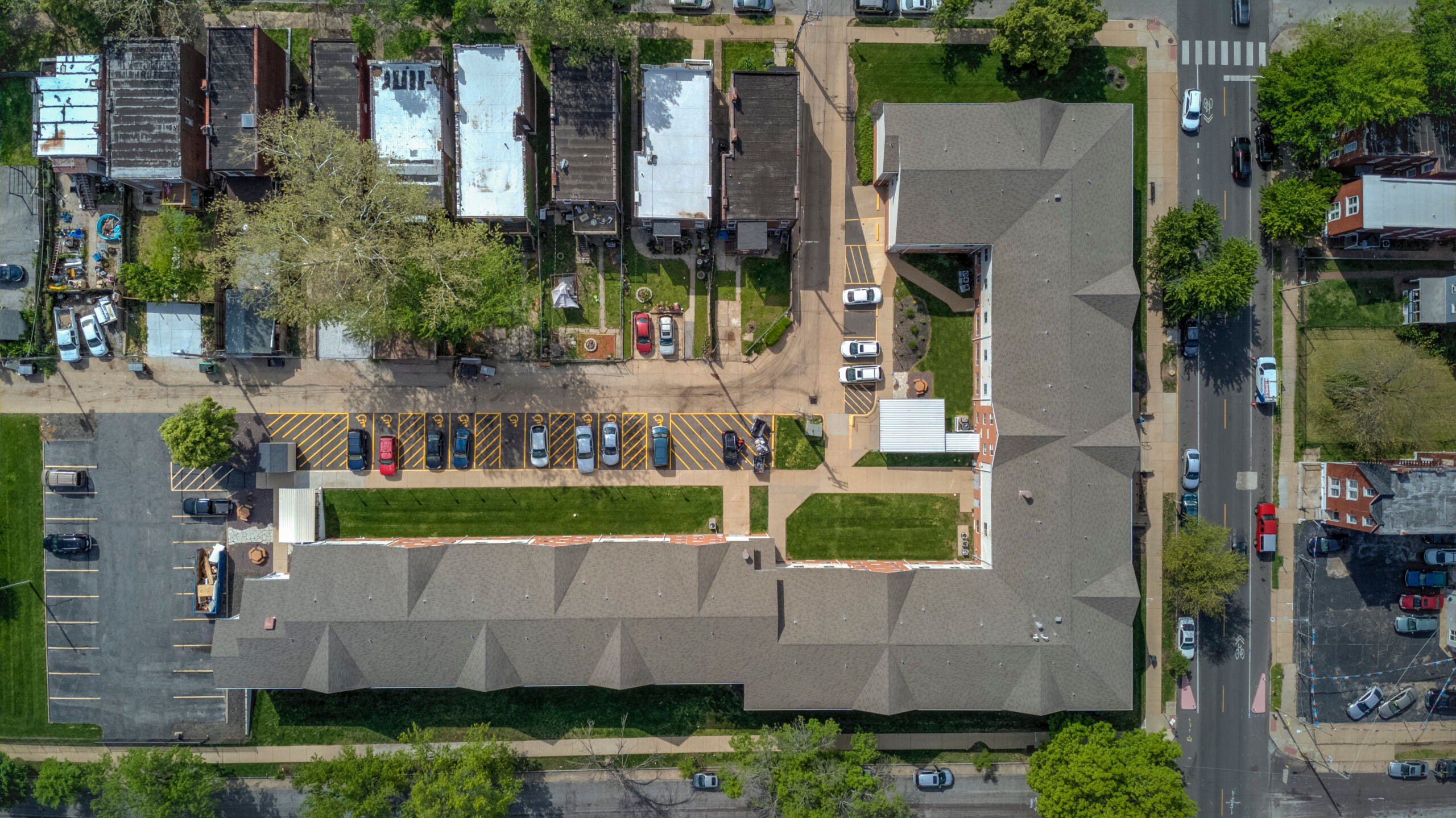 Alexian Court Apartments Aerial Shot